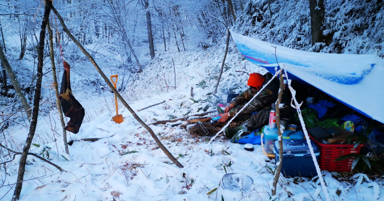 インディアン修行の朝